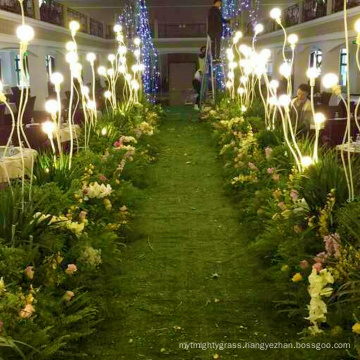 40mm indoor landscape artificial grass decoration for wedding